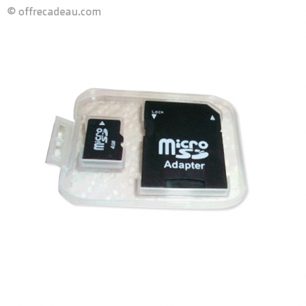 Micro carte mémoire SD de 4Go