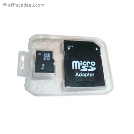 Carte mémoire micro SD de 8Go