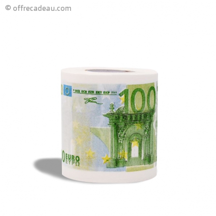 Billet de 100 Euro en papier toilettes