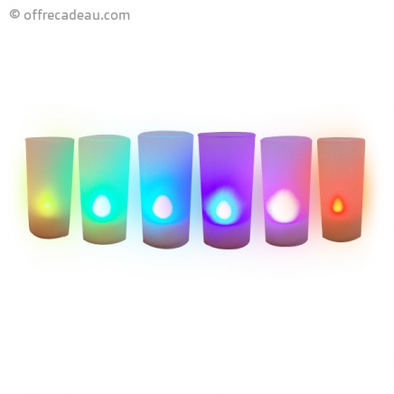 Bougie à LED multicolore